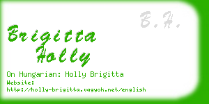 brigitta holly business card
